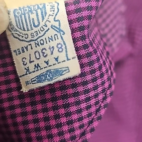 Vintage Demi Tasse dress Union made ILGU see measurements for sizing. - Picture 10 of 15